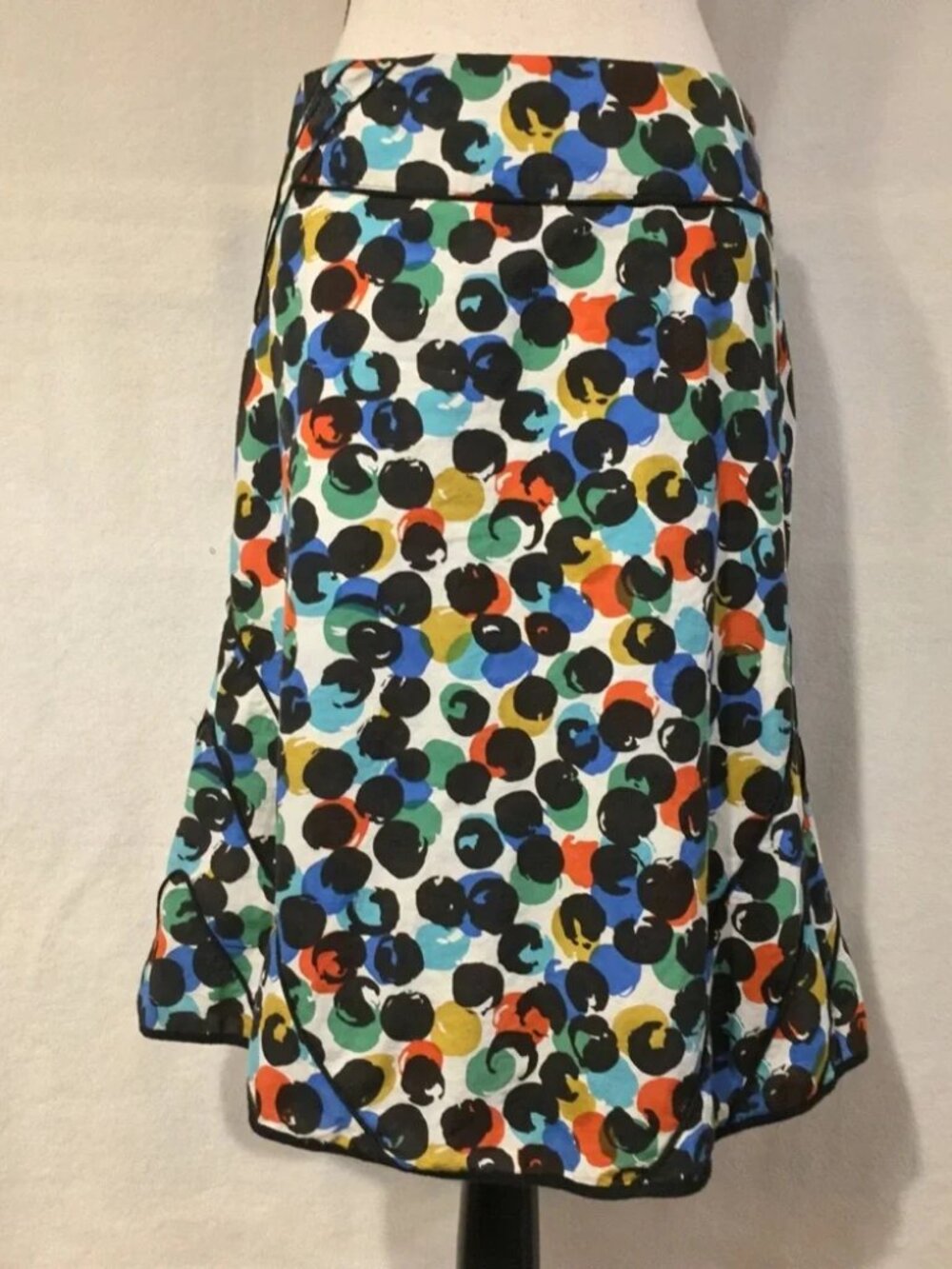 Edme & Esyllte 2008 Anthropologie bubble finger paints a-line skirt - Picture 4 of 12